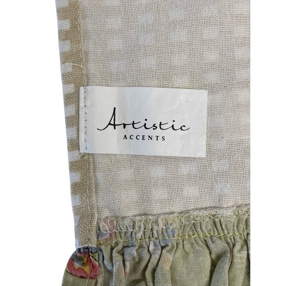 Set of 2 Artistic Accents Embroidered Cotton Kitchen Towels – Bird & Rabbit Moti - Picture 10 of 15